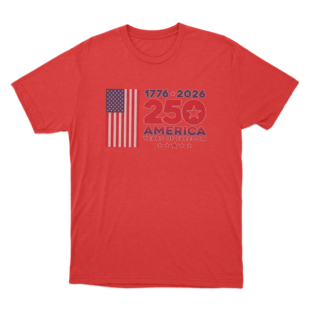 America 250Th Anniversary Unisex T Shirt Red America 250Th Anniversary Unisex T Shirt Red