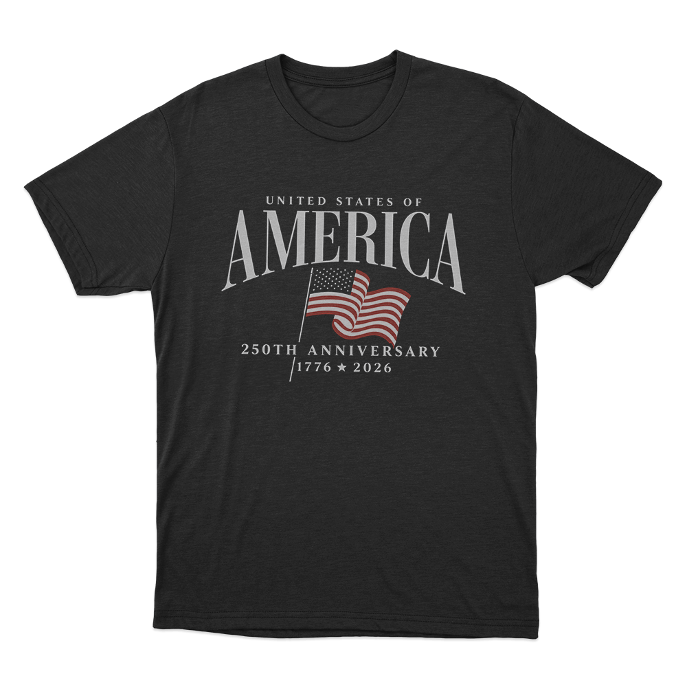 USA 250Th Anniversary Flag Unisex T Shirt Black USA 250Th Anniversary Flag Unisex T Shirt Black
